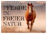 Pferde in freier Natur (Tischkalender 2026 DIN A5 quer), CALVENDO Monatskalender -  - 9783516671384
