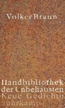 Braun, V: Handbibliothek der Unbehausten - BRAUN,  Volker - 9783518425435