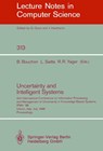 Uncertainty and Intelligent Systems - Bernadette Bouchon ; Lorenza Saitta ; Ronald R. Yager - 9783540194026