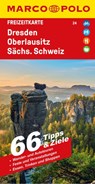MARCO POLO Freizeitkarte 24 Dresden, Oberlausitz, Sächsische Schweiz 1:100.000 -  - 9783575016454