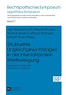 Strukturelle Ungleichgewichtslagen in Der Internationalen Streitbeilegung - Jens Kleinschmidt ; Herbert Kronke ; Thomas Raab ; Gerhard Robbers ; Karsten Thorn - 9783631670958