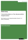 Unterrichtseinheit zu "Der abenteuerliche Simplicissimus" - Wildis Streng - 9783638542999