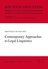 Contemporary Approaches to Legal Linguistics - Lit Verlag - 9783643913876