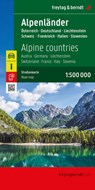 Alpine countries, Road map 1:500.000, -  - 9783707924008