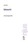 Erbrecht - Urs Fasel - 9783727224041