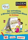 Duden Leseprofi - Der extradicke 3-Minuten-Leserätsel-Block für Erstleser - Susanna Moll - 9783737333832
