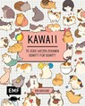 Kawaii: 75 süße Katzen zeichnen - Mit Schritt-Anleitungen - Olive Yong - 9783745918076