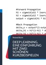 Deep Learning, eine Einführung mit zwei schönen Kurzbeispielen - Roland Büchi - 9783756833122