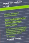 Das erfolgreiche Einstellungsinterview - BURKHARDT,  Michael - 9783816909170