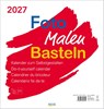 Foto-Malen-Basteln Bastelkalender weiß groß 2027 -  - 9783819304354