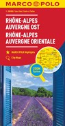 MARCO POLO Regionalkarte Rhône-Alpes, Auvergne Ost 1:300.000 -  - 9783829738002