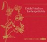 Fried, E: Liebesgedichte/CD -  - 9783862312238