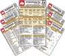 Anästhesie Karten-Set -professional- ( 7er-Set ) - Medizinische Taschen-Karte - Hawelka Verlag - 9783869573182