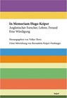In Memoriam Hugo Keiper - Volker Horn ; Bernadette Keiper-Fimbinger - 9783903322752