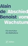 Abschied vom Wachstum - Alain De Benoist - 9783929886917