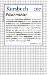 Kursbuch 207 - Armin Nassehi ;  Peter Felixberger - 9783961962235