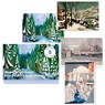 Winter in der Kunst - Acht Kunst-Klappkarten -  - 9783968491912