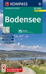 KOMPASS Wanderführer Bodensee, 75 Touren mit Extra-Tourenkarte - Raphaela Moczynski - 9783991545088