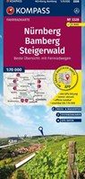 KOMPASS Fahrradkarte 3328 Nürnberg, Bamberg, Steigerwald 1:70.000 -  - 9783991545385