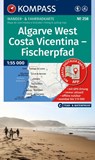 KOMPASS Wanderkarte 258 Algarve West, Costa Vicentina - Fischerpfad 1:55.000 -  - 9783991545958