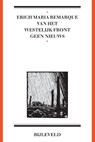 Van het westelijk front geen nieuws - Erich Maria Remarque - 9789061317685