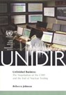 Unfinished Business - JOHNSON,  Rebecca - 9789290451945