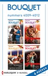 Bouquet e-bundel nummers 4009 - 4012 - Fleur van Ingen ; Susan Stephens ; Carol Marinelli ; Sharon Kendrick ; Abby Green - 9789402537949