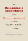 De nominale constituent - Freek Van de Velde - 9789461660121