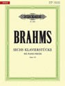 6 Piano Pieces Op. 118 - Johannes Brahms - 9790014104030