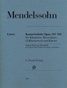 Konzertstücke op. 113 und 114 für Klarinette, Basetthorn (2 Klarinetten) und Klavier - Felix Mendelssohn Bartholdy - 9790201810676