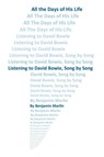 All the Days Of His Life - Benjamin Marlin - 9798232625573