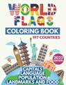 World Flags Coloring Book - Stress Less Coloring Books - 9798708967565