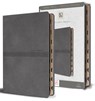 KJV Medium Format Large Print Gray Leathersoft with Index - Origin - 9798890981844