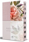 Rvr 1960 Tamaño Manual Letra Gigante Tela Con Flores Rosadas, Canto Pintado E Índice / Spanish Bible Rvr 1960 Giant Print, Pink Leathersoft with Flowe - Reina Valera Revisada 1960 - 9798890985675
