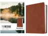 The Message Wide Margin Bible (Leather-Look, Medium Brown) - Eugene H. Peterson - 9798898022525