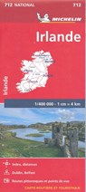 Michelin Wegenkaart 712 Ierland -  - 9782067170193
