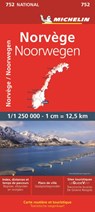 Michelin Wegenkaart 752 Noorwegen -  - 9782067172722