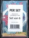 Zeemeermin - Uitnodiging PK 944 - set van 6 -  - 9789464325140