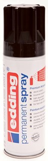 Edding permanent spray 5200, 200 ml, diepzwart glanzend - edding - 4004764967353