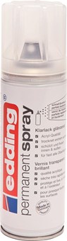 Edding Permanent Spray 5200 transparante lak, 200 ml, glans - edding - 4004764967414