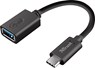 Trust Calyx USB kabel OTG, USB A - USB C, 0,15 m, zwart - Trust - 8713439209679