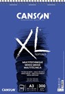 Canson tekenblok XL Mix Media 300 g/m² ft A3, blok met 30 vellen - Canson - 3148958072162