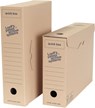 Loeff's archiefdoos Quickboy A4, golfkarton, bruin, pak van 8 stuks - Loeffs - 8712966830004