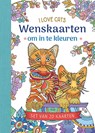 Wenskaarten om in te kleuren - I love cats -  - 9789044764680