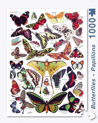 Puzzel Butterflies (1000 stukjes), niet bekend - Overig - 0819844011789