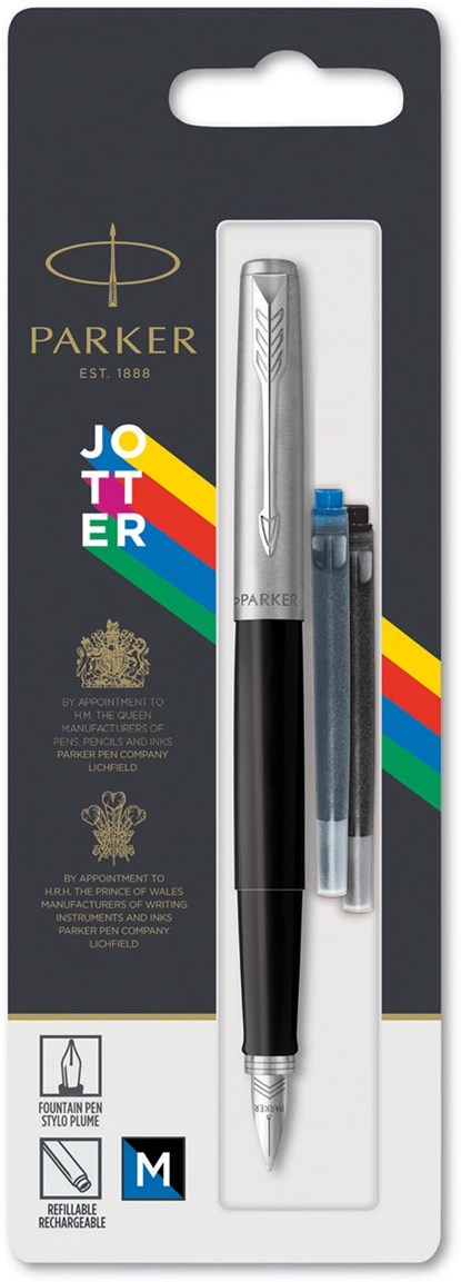 Parker Jotter Originals vulpen, zwart, op blister, niet bekend - Overig - 3026980964306