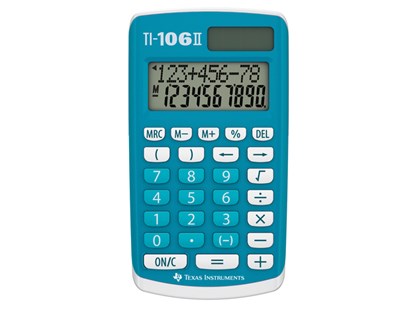 Rekenmachine Texas Instruments TI-106 II, niet bekend - Gebonden - 3243480006590