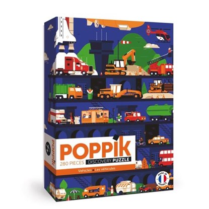Voertuigen - puzzel met 285 stukjes en poster, niet bekend - Gebonden - 3760262411385