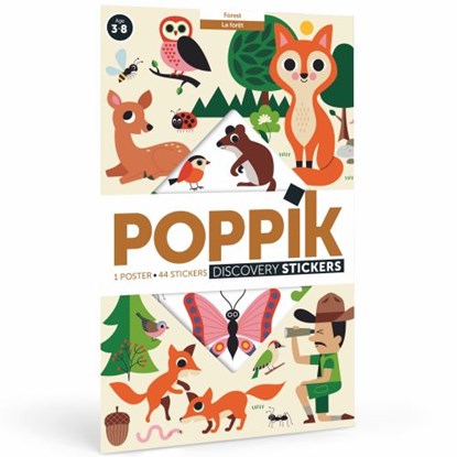 Bos - 45 herbruikbare stickers, niet bekend - Gebonden - 3760262412245
