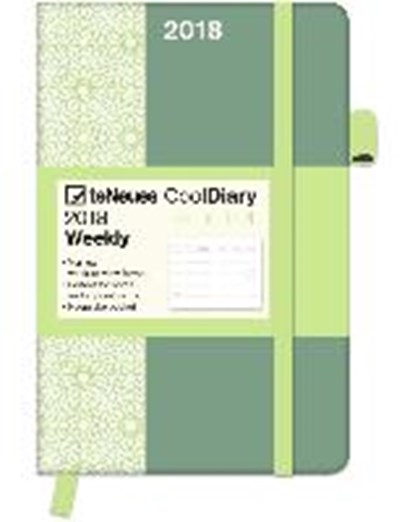 Cool Diary PATTERN Mint 2018 9x14, niet bekend - Gebonden - 4002725951779